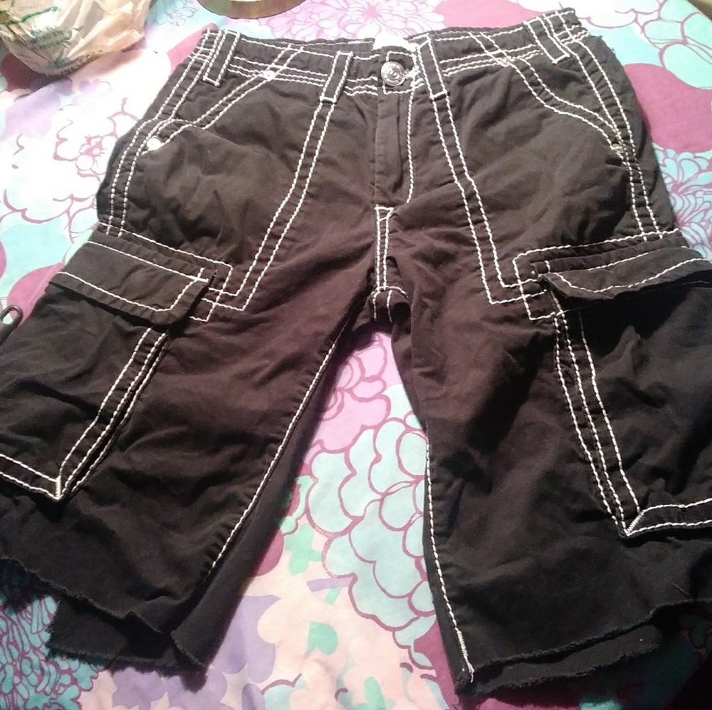 True religion cargo shorts